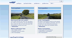 Desktop Screenshot of lauftipps.de