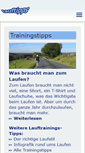 Mobile Screenshot of lauftipps.de